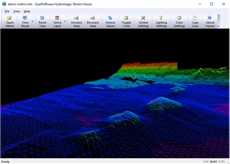 D Terrain Viewer Eye Software Hydromagic Hydrographic Survey Software