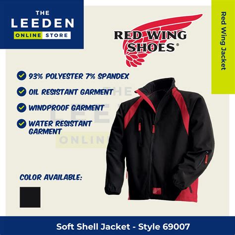 Red Wing Rw Soft Shell Jacket By Leeden Online Store Shopee