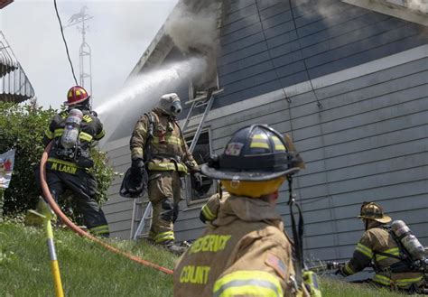 Three Alarm Fire Guts Two Brunswick Houses Disasters And Accidents