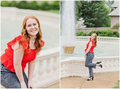 Spring Senior Session At Maymont Glen Allen High School Madeline