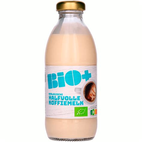 BIO Koffiemelk Halfvol Per Fles 186 Ml