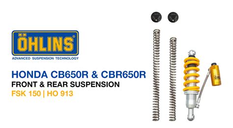 Öhlins suspension upgrades for Hondas CB650R maximise chassis performance