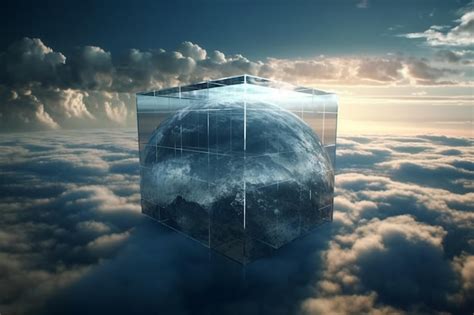 Premium Ai Image A Cube With The Earth