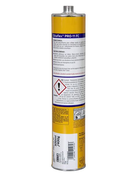 Sika Sikaflex Pro Fc Mastic Colle Tout En Prise Rapide Et Multi