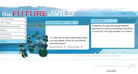 The Future Is Wild Microsite Play Online On Flash Museum