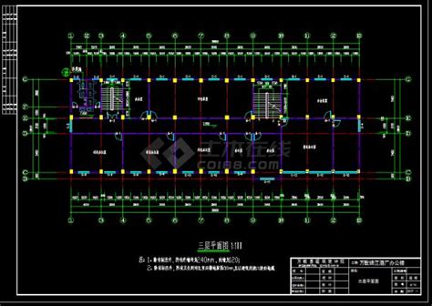 某地大型详细五层办公楼建筑图（含设计说明）办公综合体土木在线