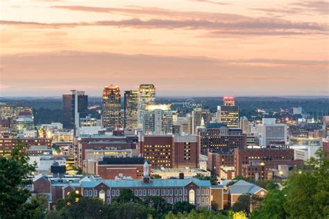Birmingham, Alabama City Skyline Stock Image - Image of tourism, view ...