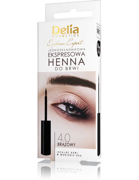 Henna Do Brwi Henna Delia Eyebrow Expert Henna Jednosk Adnikowa