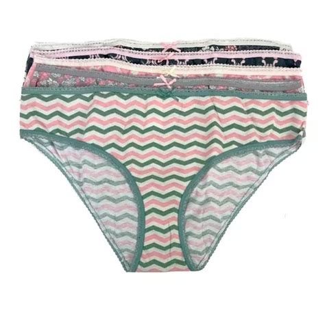Set De Panties Para Dama Algodon Ambar Tipo Bikini