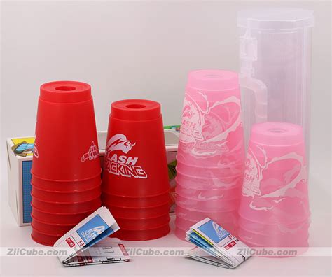 Qiyi Cube Flash Stacking Cups Add Release Stem ZiiCube Puzzles