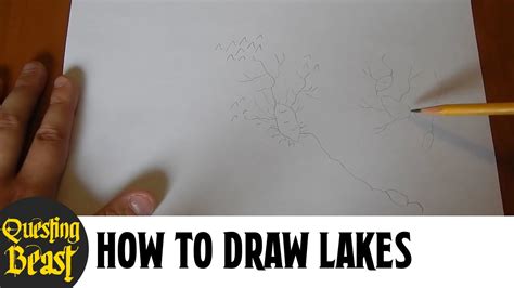 How To Draw Lakes Fantasy Map Making Tutorial For Dnd Youtube