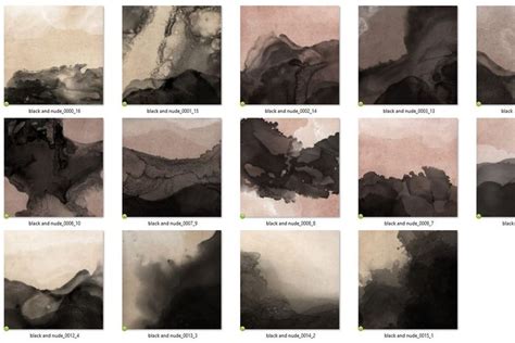 Black And Nude Watercolor Textures