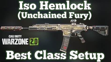 Call Of Duty Warzone 2 0 Best Iso Hemlock Class Setup New Unchained