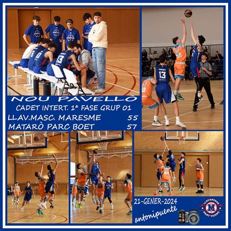 CB MARESME 3 VILES CADET MASC INTERT VS MATARO PARC BOET 21 01 2024