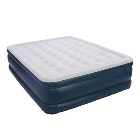 Insta Bed 19 Inch Raised Queen Air Bed Mattress With Built In Neverflat