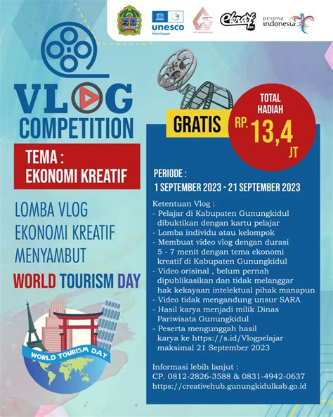 Dispar Gunungkidul Gelar Lomba Vlog Bagi Pelajar Smp Sma Kenalkan