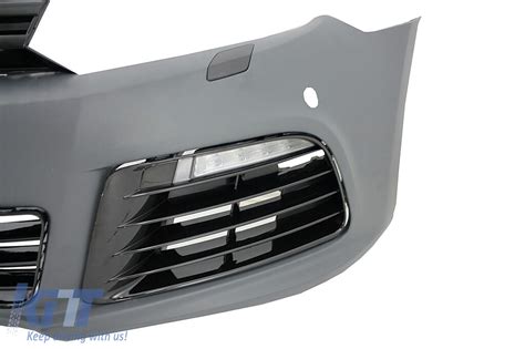 Front Bumper With LED Headlights Flowing Dynamic Sequential Turning