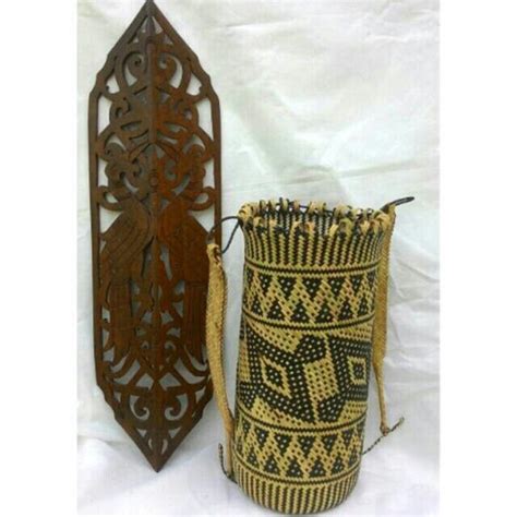 Jual Tas Anjat Khas Suku Dayak Kalimantan Tas Rotan L Handmade Produk