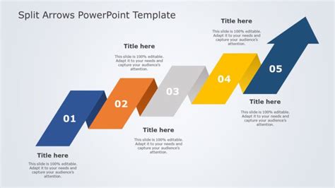 Split Arrows 03 Powerpoint Template