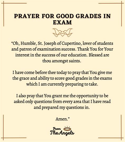 Prayers To St Joseph Of Cupertino For Exams Success