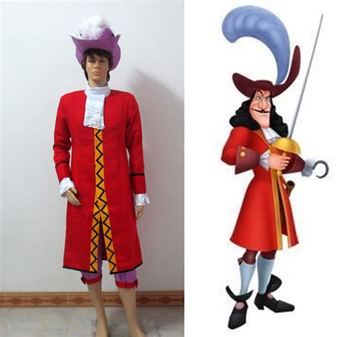 Peter Pan Captain Hook Cosplay Costume, Captain Hook Cosplay Outfit Ad – Coserz