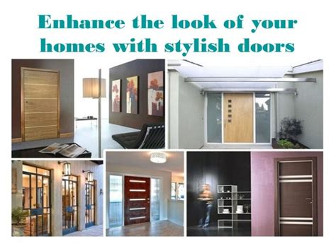 Enhance The Look Of Your Homes With Stylish Doors