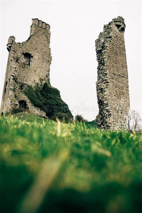 Castle Ruins in Ireland stock image. Image of scotland - 83054299