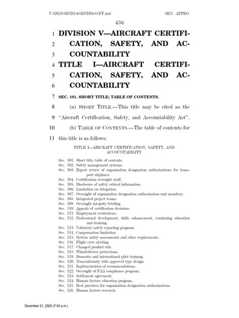 pages  bills hrsa rcp   aircraft certification safety