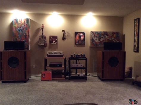 Altec Model Speakers In Massive Onken Custom Cabinets Photo