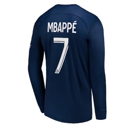 Camisola Paris Saint Germain PSG Kylian Mbappé 7 1º Equipamento 2022 23