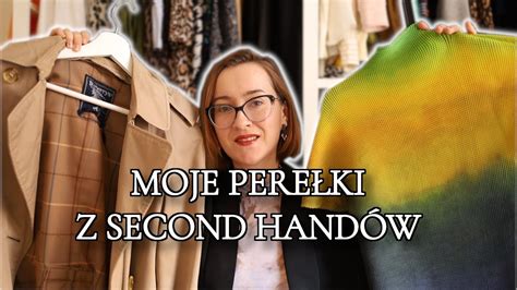 Moje PEREŁKI z LUMPEKSÓW Second hand haul 2023 Stylololo YouTube