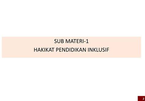 Konsep Pendidikan Inklusif Ppt