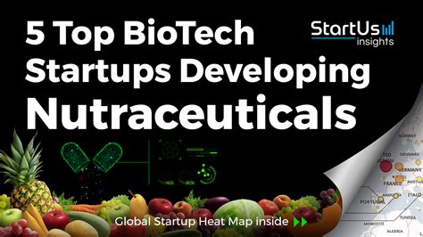 Discover 5 Top Biotech Startups Developing Nutraceuticals