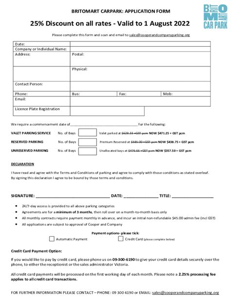 Fillable Online Cdn Cocodoc Comcocodoc Form PdfpdfMaritime Carpark