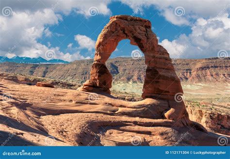 Delicate Arch in Arches National Park, Utah Stock Photo - Image of ...