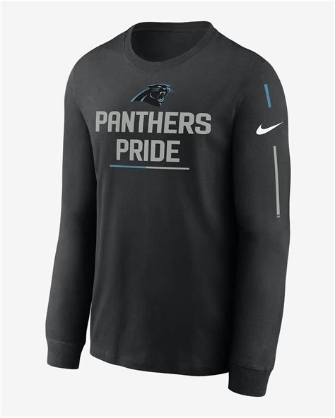 Nike Team Slogan Nfl Carolina Panthers Mens Long Sleeve T Shirt