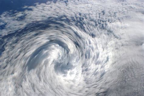 Cyclone Clouds Eye Of Storm Stock Photo Image