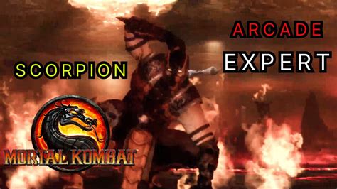 Mortal Kombat 9 Arcade Ladder Scorpion Expert No Matches Rounds Lost Youtube