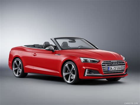 Audi S Cabriolet Color Misano Red Front Three Quarter