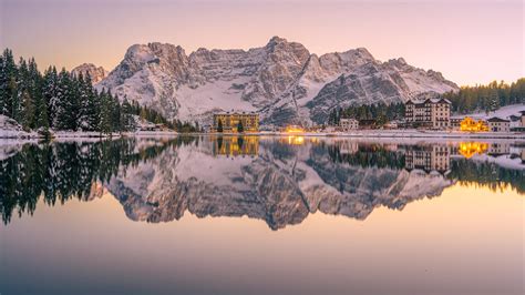 Bing Hd Wallpaper Dec 15 2024 Lake Misurina Dolomites Italy Bing Wallpaper Gallery