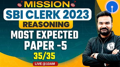 Sbi Clerk Sbi Clerk Reasoning Expected Question Paper