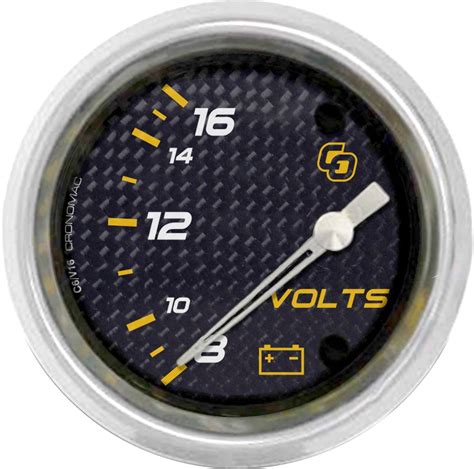 Volt Metro Mm Volts Carbono Cronomac Cronometer Instrumentos