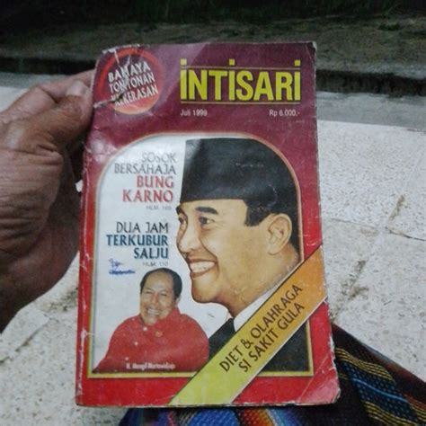 Jual Majalah Intisari Jadul Sosok Bersahaja Bung Karno Kota