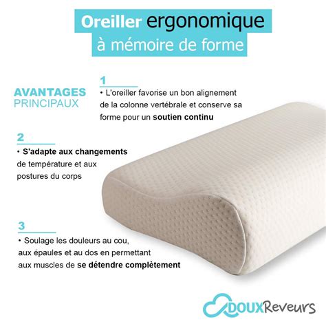 Avis Oreiller Ergonomique Doux R Veurs Et Son Masque Sommeil