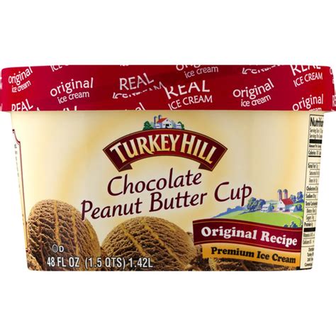 Turkey Hill Chocolate Peanut Butter Cup Ice Cream 48 Fl 56 OFF