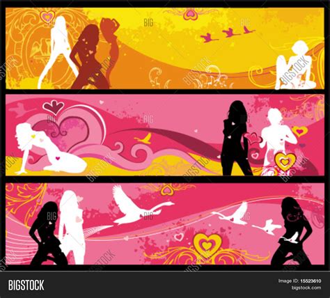 Sexy Girls Banners Vector And Photo Free Trial Bigstock