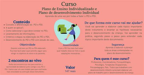 Curso Aprenda A Elaborar O PEI E O PDI Plano De Ensino