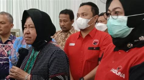 Ke Jombang Risma Bantu Penyandang Disabilitas Hingga Bakar Semangat