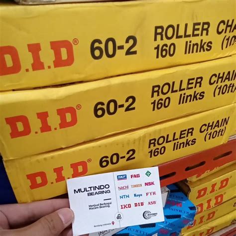 Jual Rantai RS 60 2 DOUBLE DID JAPAN ORIGINAL ROLLER CHAIN Shopee