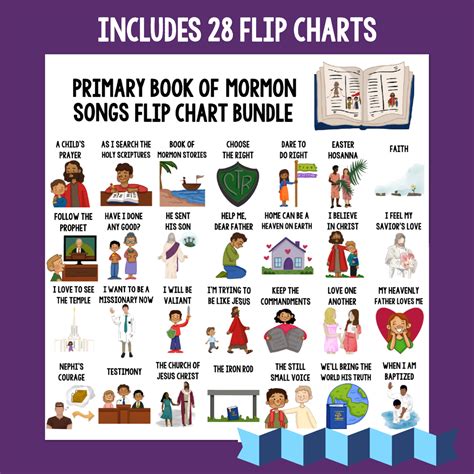 Shop Book Of Mormon Flip Chart Bundle Primary Singing